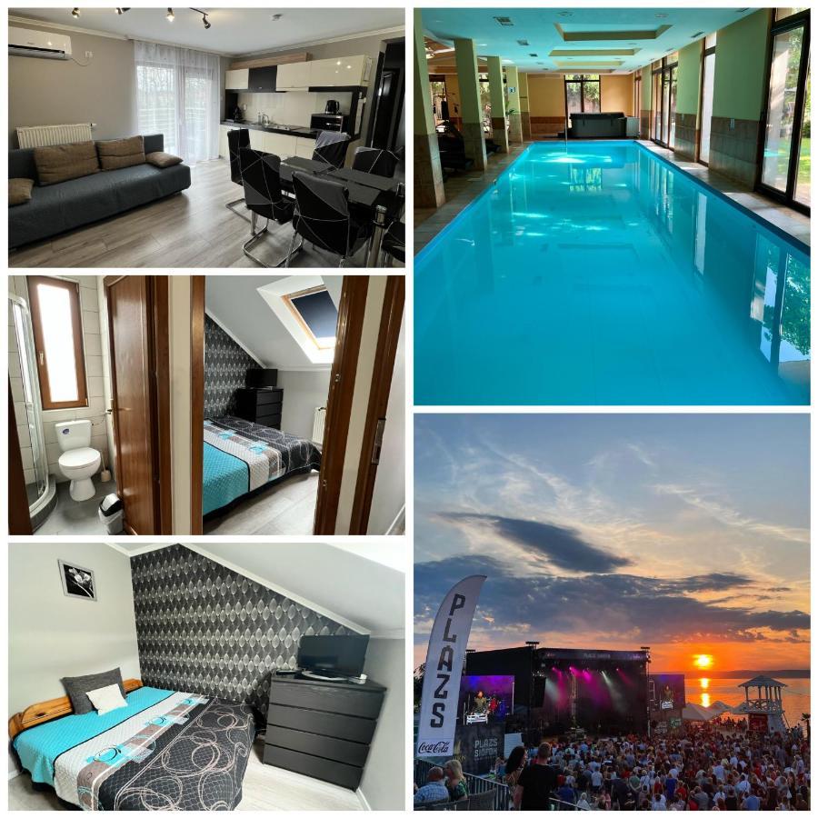 Dorina Wellness Apartman Siofok Dış mekan fotoğraf
